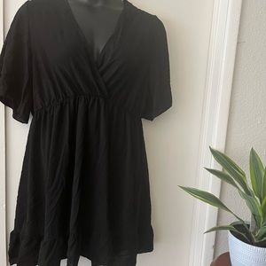 3X black summer dress
